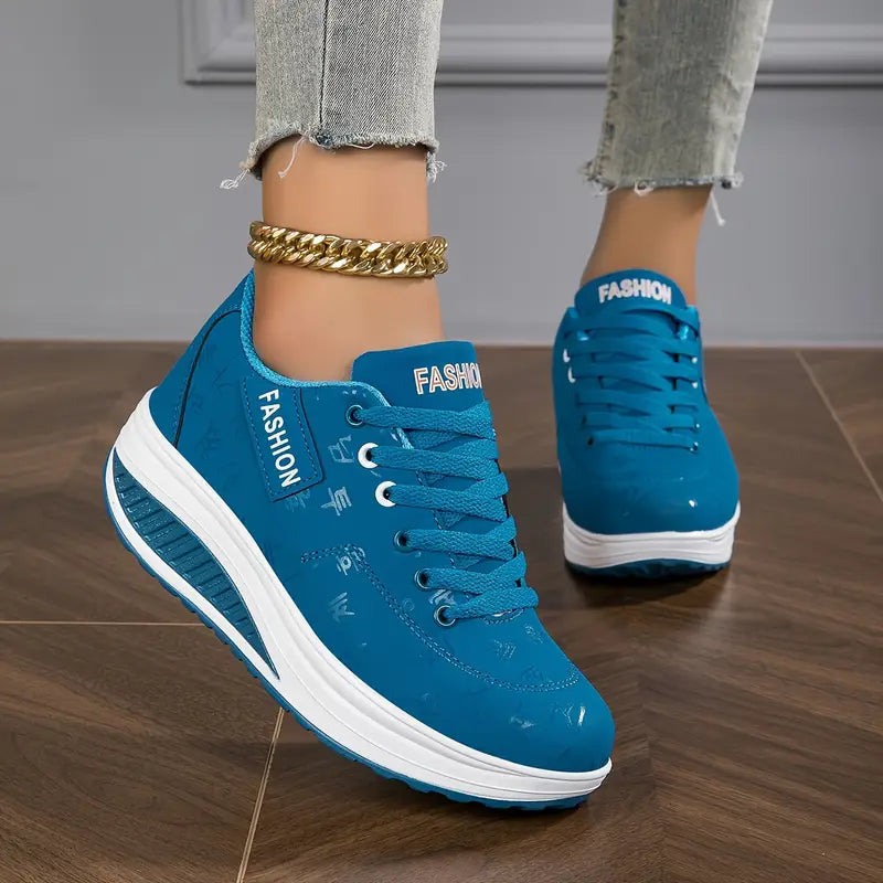 Komfortable og Åndbare Plateau Sneakers med Ortopædisk Støtte