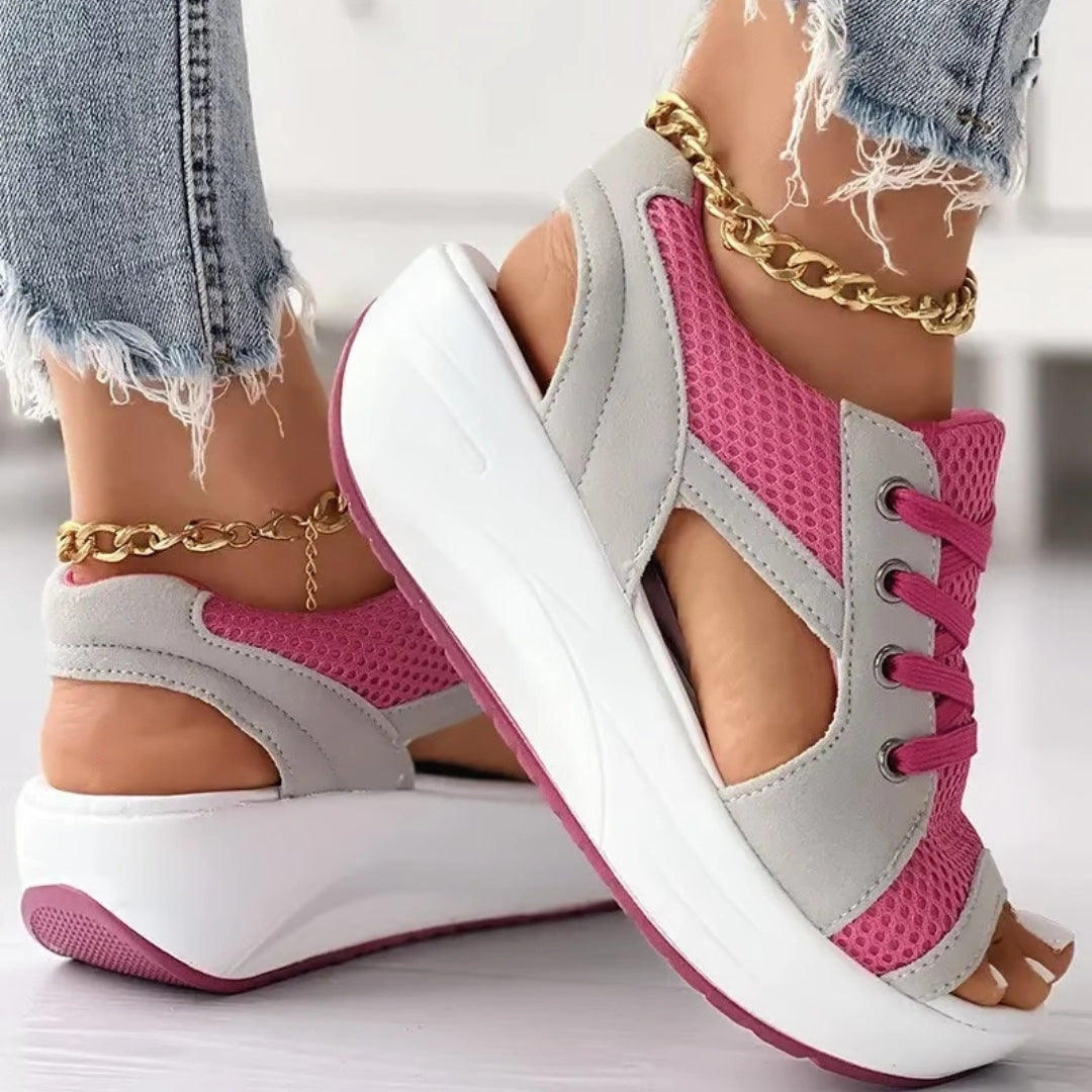 Nayeli – Lette Casual Sandaler med Snørebånd