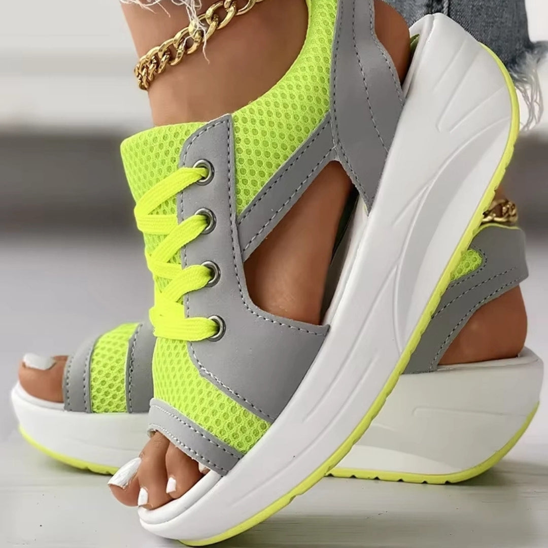 Nayeli – Lette Casual Sandaler med Snørebånd