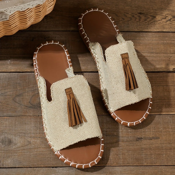 Vita-Wear™ – Komfortable Ortopædiske Sandaler med Frynser