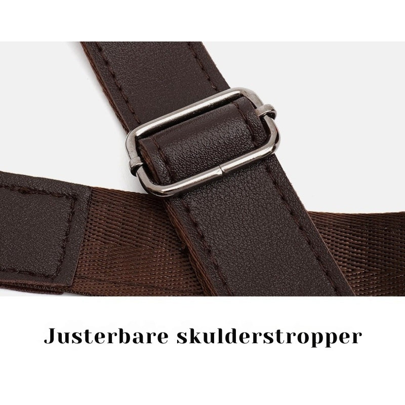 Justerbare Seler med Lynlåslommer