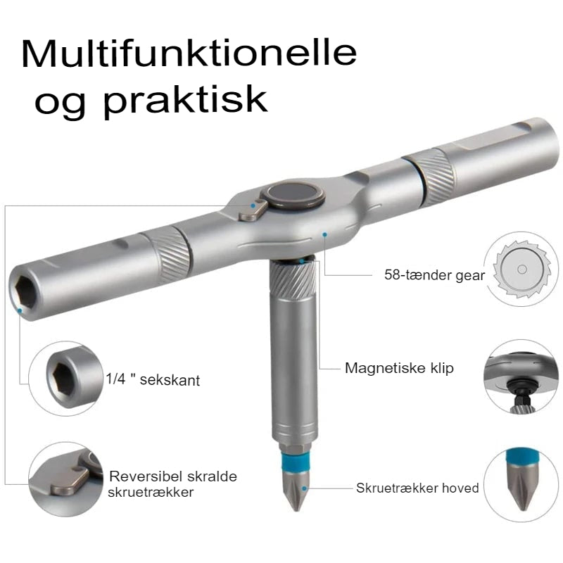 24-i-1 Magnetisk Skruetrækkersæt