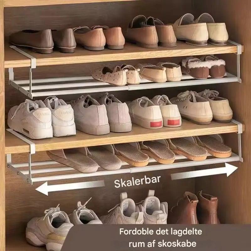 Justerbar Skoreol Skab & Garderobe Organizer