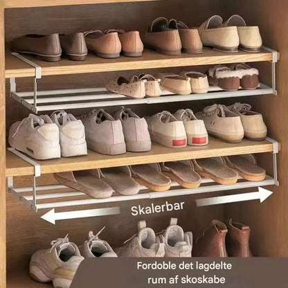 Justerbar Skoreol Skab & Garderobe Organizer