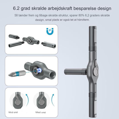 24-i-1 Magnetisk Skruetrækkersæt