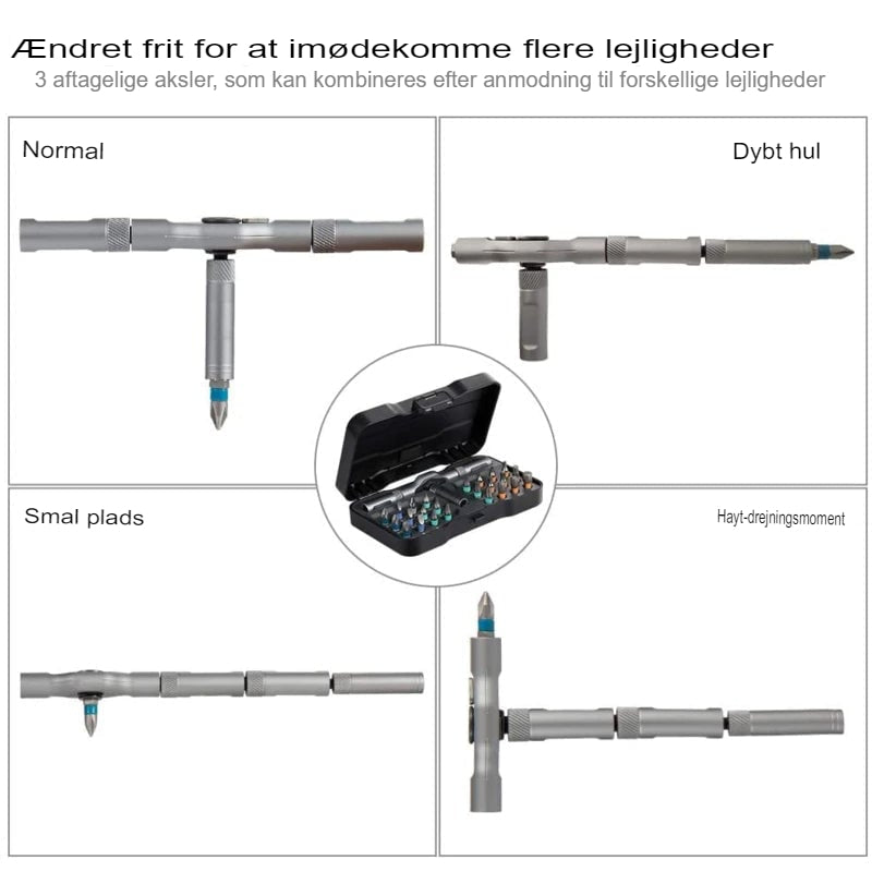 24-i-1 Magnetisk Skruetrækkersæt