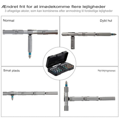 24-i-1 Magnetisk Skruetrækkersæt