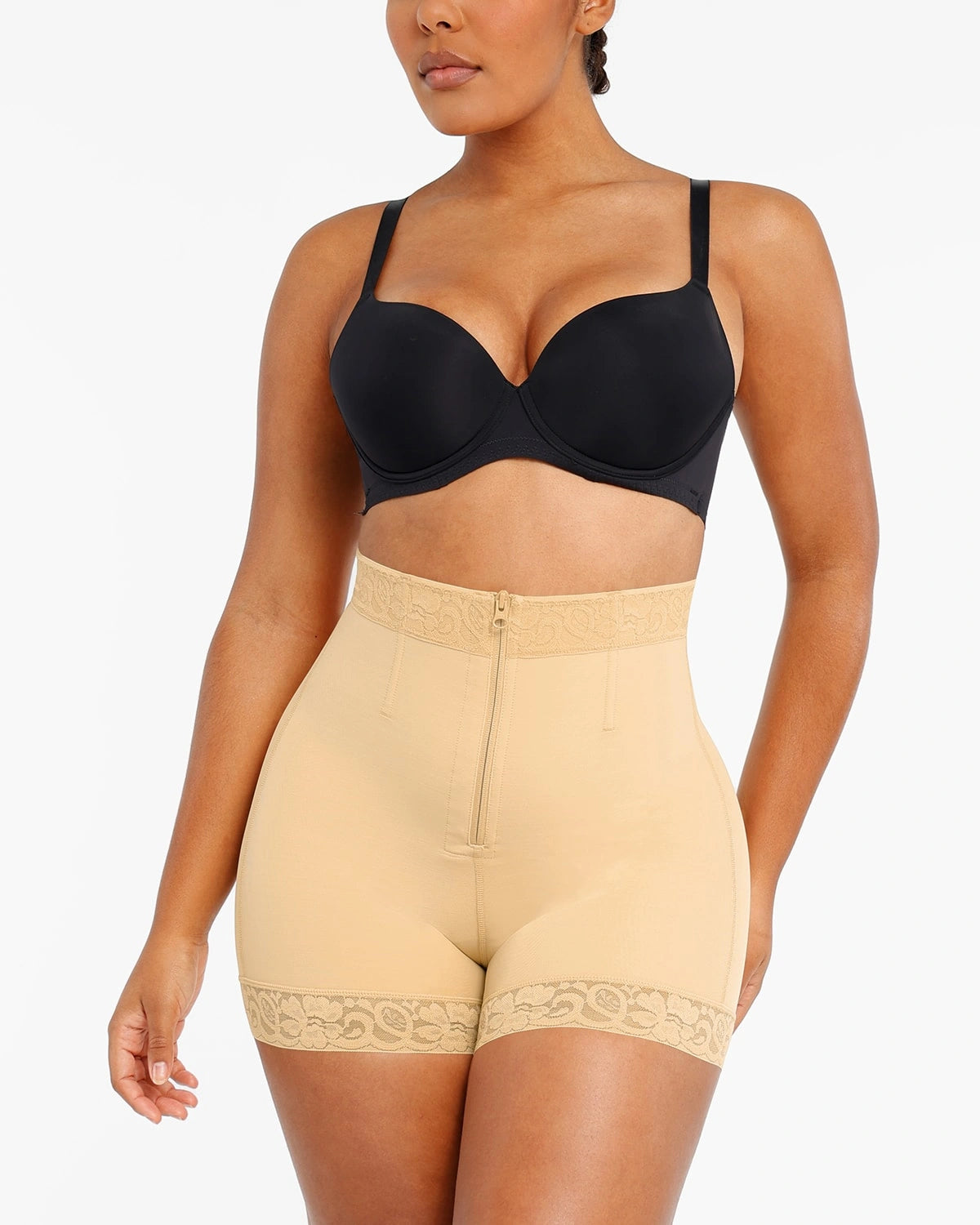 Kaylanie™ Formende Shorts med Høj Talje og Indsyede Støttebånd