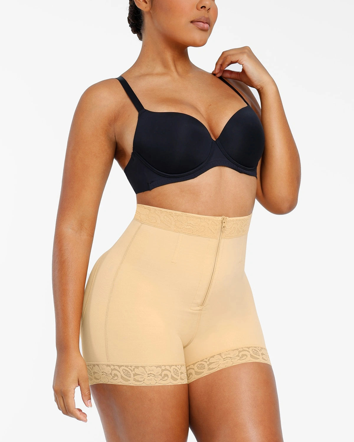 Kaylanie™ Formende Shorts med Høj Talje og Indsyede Støttebånd