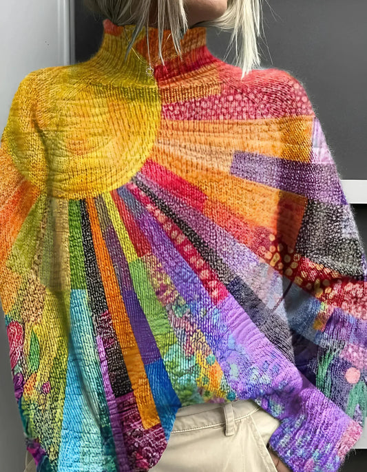 ZINNIA™ - Solskins Højhals Sweater